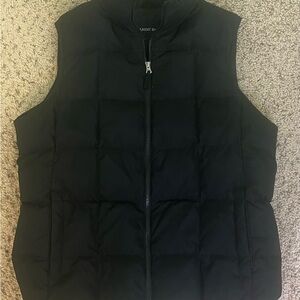 Lands' End Dark Puffer Vest